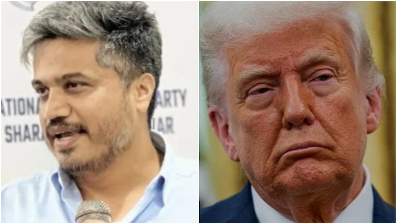 Rohit Pawar Shows Creation Of Fake Aadhaar In Trump's Name, Case Filed