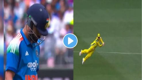 Video : ऑस्ट्रेलियाच्या युवा खेळाडूची विराटवर होती करडी नजर..हवेत उडी मारून घेतला आतापर्यंतचा सर्वात बेस्ट कॅच