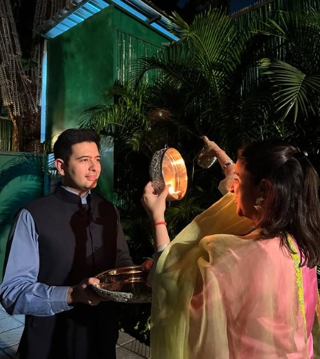 Karwa Chauth 2025: Inside Parents-To-Be Parineeti Chopra And Raghav Chadha's Celebrations