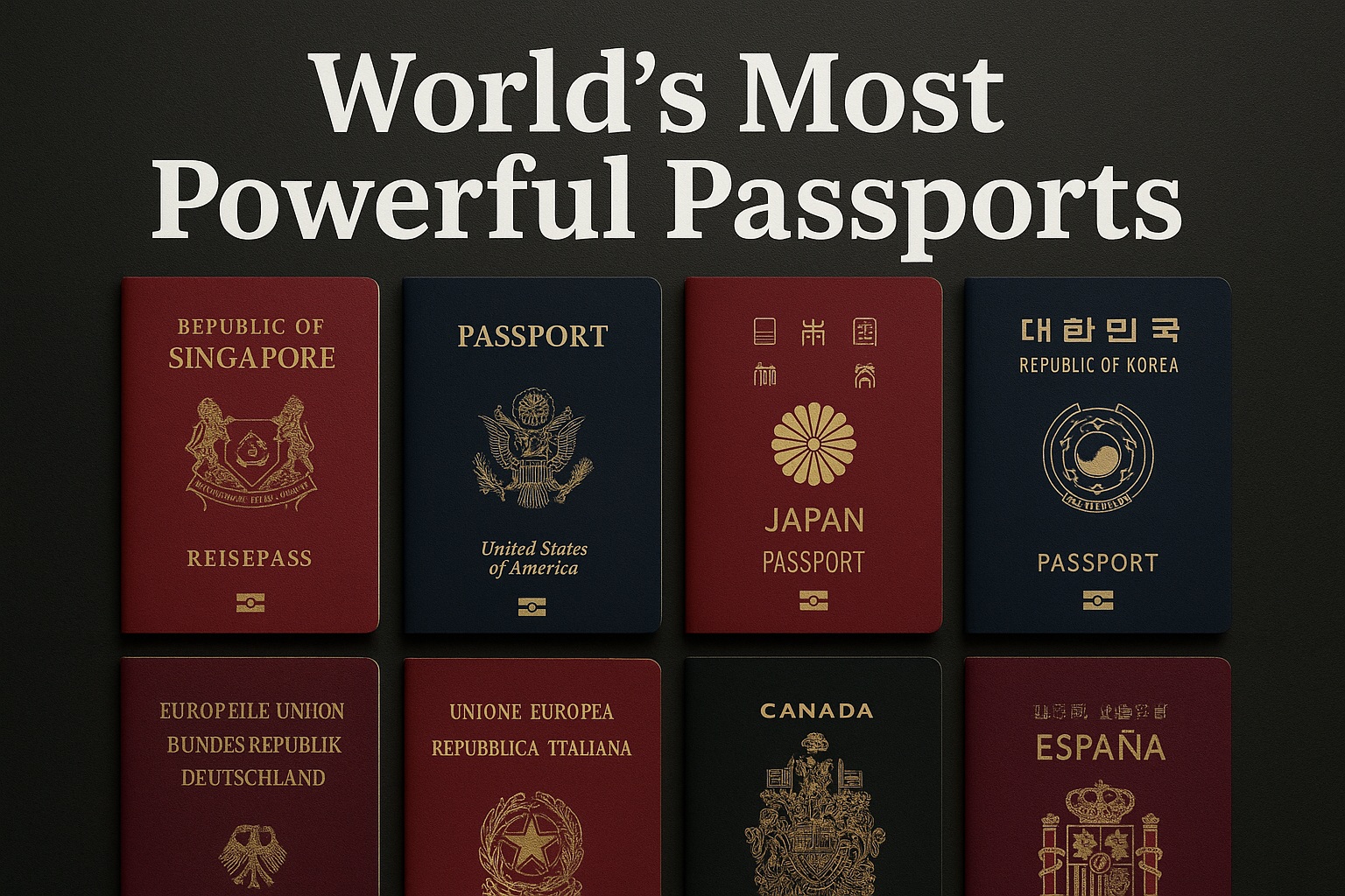 10 Of The World's Most Powerful Passports In 2025, And Where India Ranks