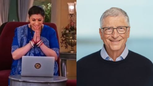 क्योंकि सास भी कभी बहू थी में बिल गेट्स की एंट्री, स्मृति ईरानी से कहा- जय श्री कृष्ण