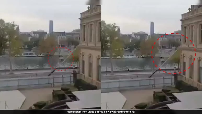 On Camera, Louvre Robbers' Dramatic Escape Using Hydraulic Ladder On Camera, Louvre Robbers' Dramatic Escape Using Hydraulic Ladder