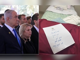 "Welcome Back": Netanyahu's Handwritten Note In Welcome Kits For Hostages "Welcome Back": Netanyahu's Handwritten Note In Welcome Kits For Hostages