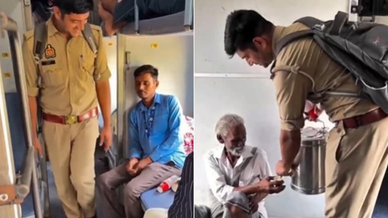 ट्रेन में बैठे-बैठे सो गया चायवाला, फिर पुलिसवाले ने किया ऐसा नेक काम, लोग बोले- इंसानियत अभी भी जिंदा है ट्रेन में बैठे-बैठे सो गया चायवाला, फिर पुलिसवाले ने किया ऐसा नेक काम, लोग बोले- इंसानियत अभी भी जिंदा है