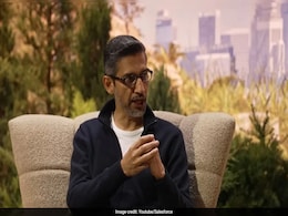 "We Were Working On Chatbot Too": Sundar Pichai On Google's Missed AI Moment "We Were Working On Chatbot Too": Sundar Pichai On Google's Missed AI Moment