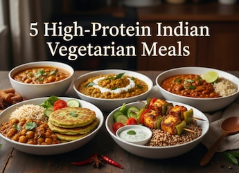 5 High-Protein Indian Vegetarian Meals Under 500 Calories