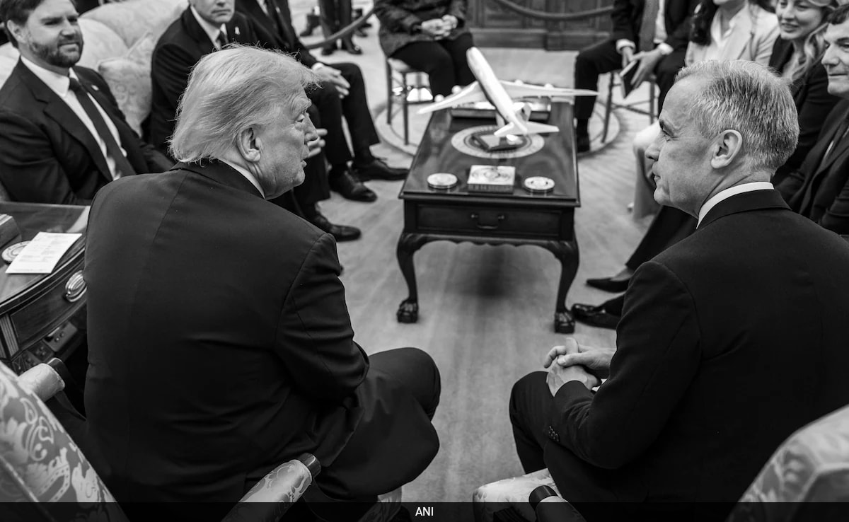 Trump Repeats Joke About Canada As "51st US State" As He Meets PM Carney