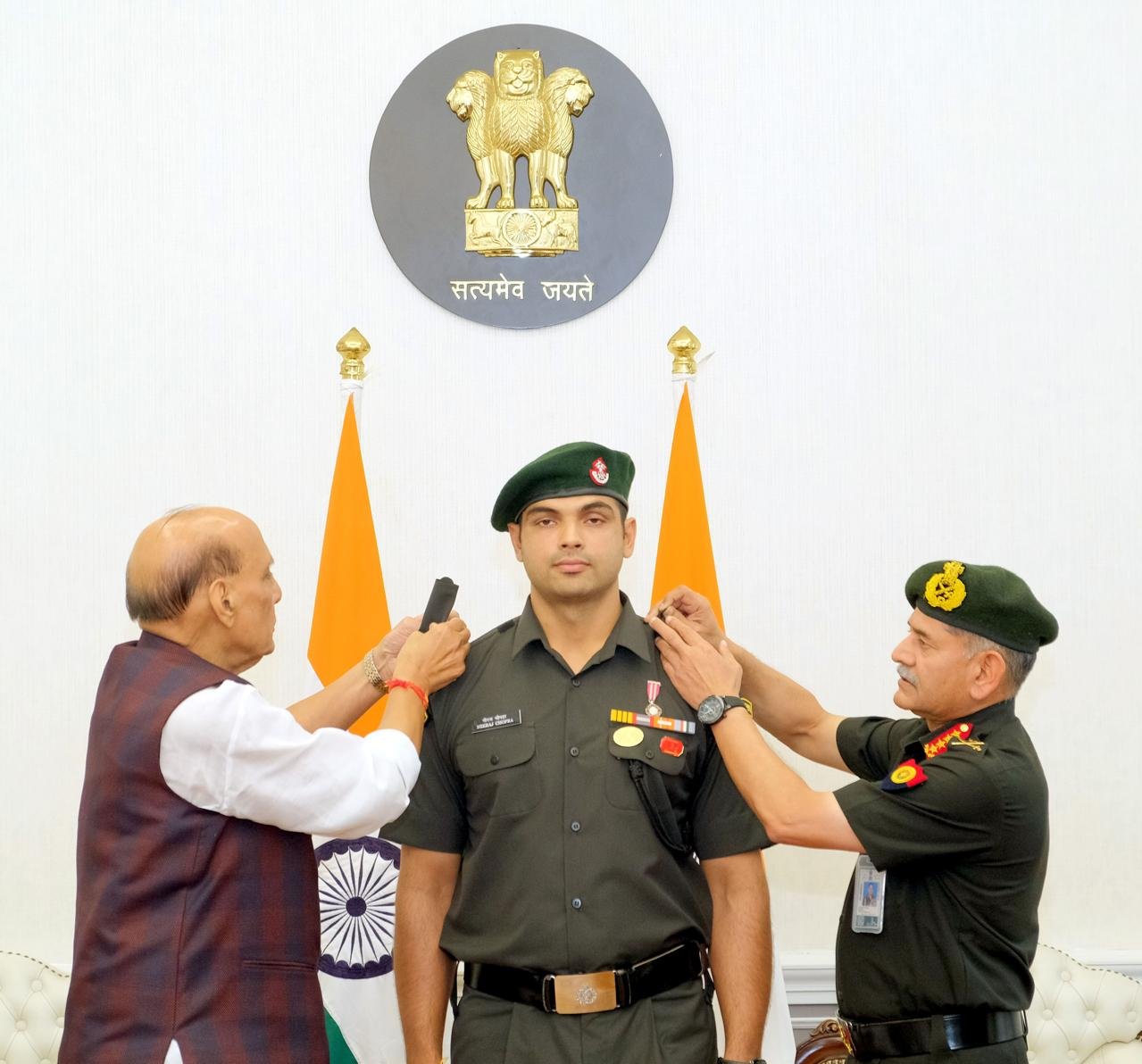 Video: Neeraj Conferred Honorary Lieutenant Colonel Rank In Indian Army