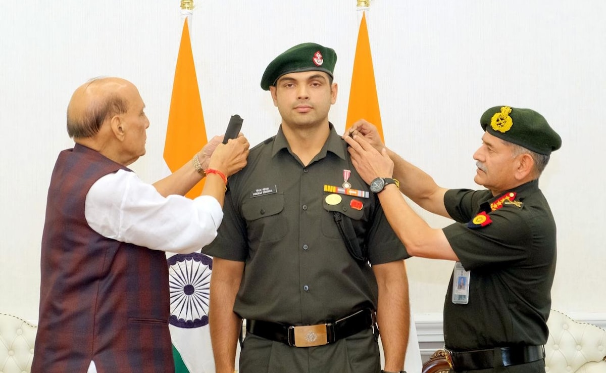 Video: Neeraj Chopra Conferred Honorary Lieutenant Colonel Rank In Indian Army