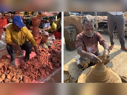 दिवाली पर मिट्टी के बने दीयों की बढ़ी डिमांड, सप्लाई न के बराबर, मानसून की बारिश ने बिगाड़ा समीकरण दिवाली पर मिट्टी के बने दीयों की बढ़ी डिमांड, सप्लाई न के बराबर, मानसून की बारिश ने बिगाड़ा समीकरण