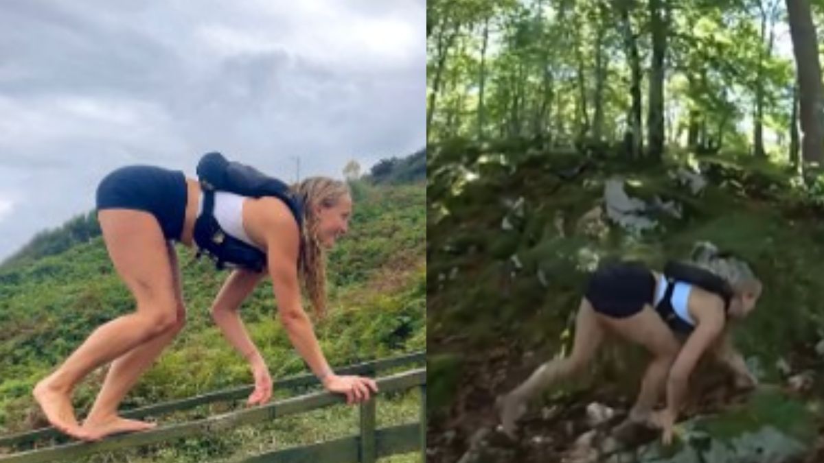 Why This Influencer Has Been Walking On All Fours For The Last 3 Years