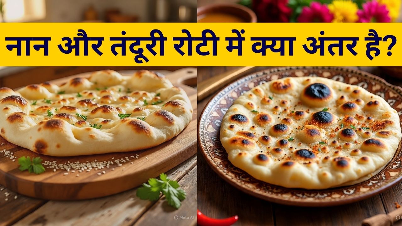 नान और तंदूरी रोटी में क्या अंतर है, कौन सा विकल्प ज्यादा हेल्दी?