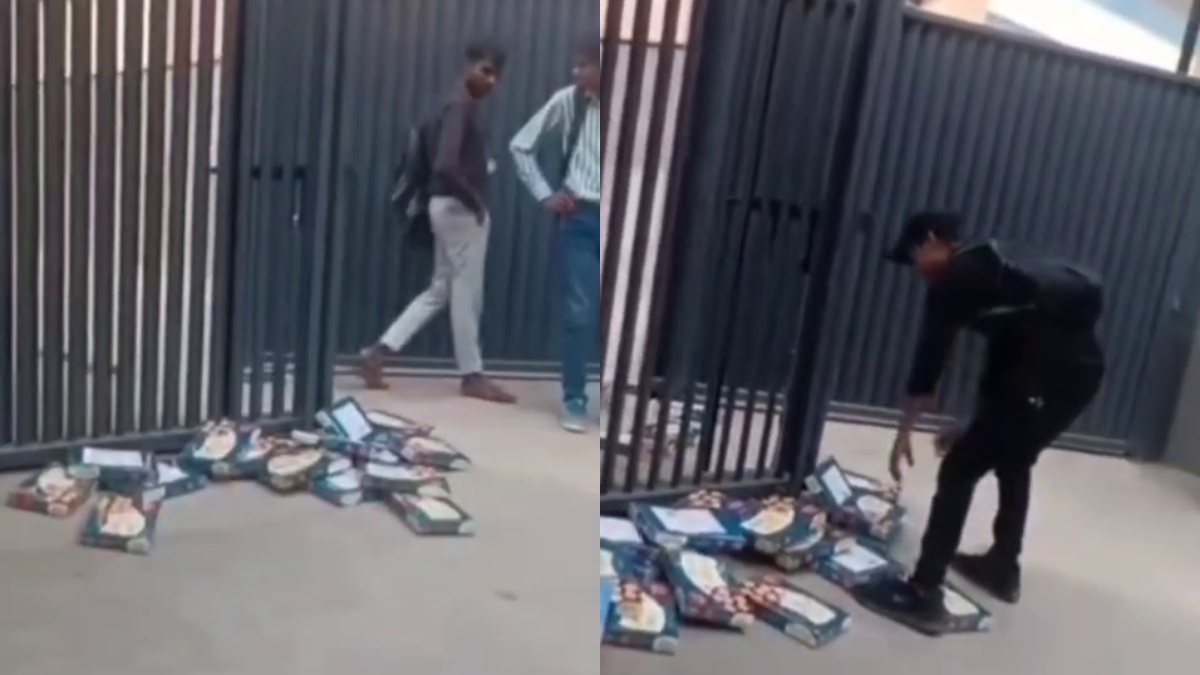 बोनस के बदले कंपनी ने पकड़ा दी सोन पापड़ी, भड़के मजदूरों ने फैक्ट्री गेट पर लिया ऐसा बदला, देखें VIDEO