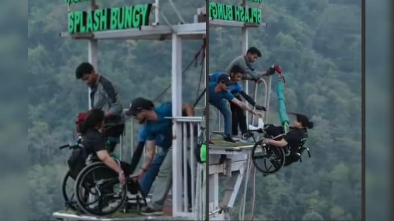व्हीलचेयर पर बैठकर 109 मीटर से मारी जंप, पैरा खिलाड़ी नीरजा गोयल ने रचा इतिहास व्हीलचेयर पर बैठकर 109 मीटर से मारी जंप, पैरा खिलाड़ी नीरजा गोयल ने रचा इतिहास
