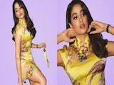 Janhvi Kapoor Brings Back 2000s Glam In A Roberto Cavalli Dress Janhvi Kapoor Brings Back 2000s Glam In A Roberto Cavalli Dress