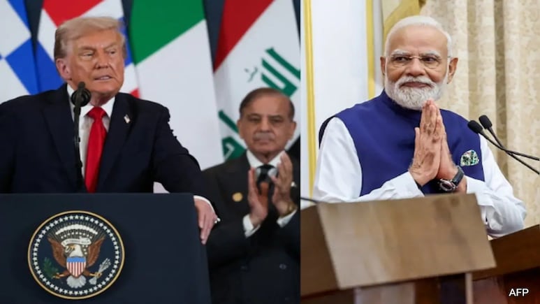 Shehbaz Sharif Behind Him, Trump Praises "Very Good Friend" PM Modi In Egypt Shehbaz Sharif Behind Him, Trump Praises "Very Good Friend" PM Modi In Egypt