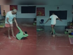 On Camera, Karnataka Sanskrit Teacher Kicks, Thrashes Student For Using Phone
