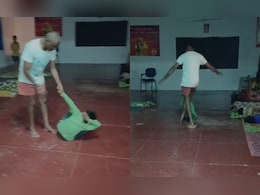 On Camera, Karnataka Sanskrit Teacher Kicks, Thrashes Student For Using Phone On Camera, Karnataka Sanskrit Teacher Kicks, Thrashes Student For Using Phone