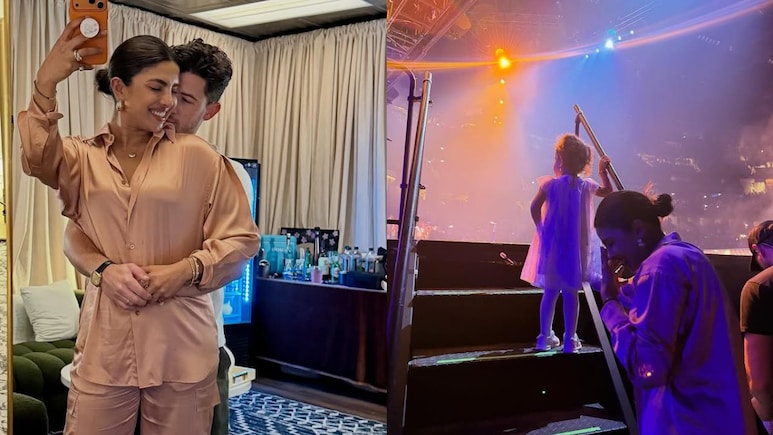 In Pics: Priyanka Chopra Jonas Shares "On Tour" Moments With Daughter Malti At Nick Jonas's Concert In Pics: Priyanka Chopra Jonas Shares "On Tour" Moments With Daughter Malti At Nick Jonas's Concert