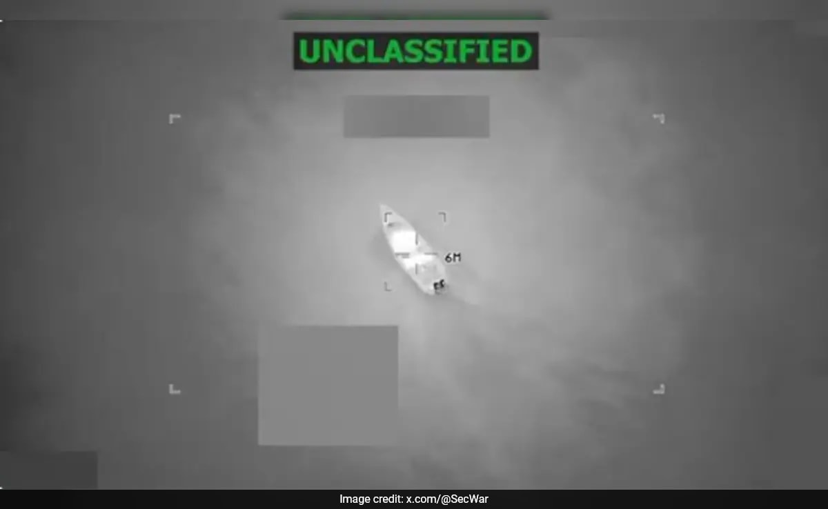 US Conducts 10th Strike On Suspected Drug-Running Boat In Carribean, 6 Dead
