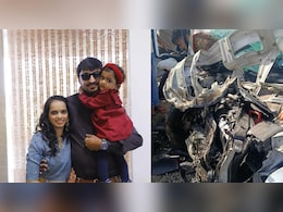 भारतमाला एक्सप्रेस-वे पर हादसा, कार के उड़े परखच्चे; पति-पत्नी और बच्ची की मौत भारतमाला एक्सप्रेस-वे पर हादसा, कार के उड़े परखच्चे; पति-पत्नी और बच्ची की मौत