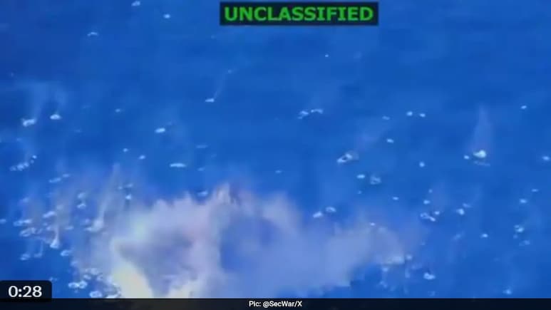 Watch: US Kills 4 In Latest Attack On Alleged Drug Boat Near Venezuela Watch: US Kills 4 In Latest Attack On Alleged Drug Boat Near Venezuela