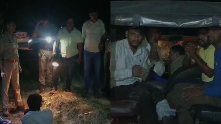 मुजफ्फरनगर में छह घंटे में दूसरी मुठभेड़: पुलिस ने छह बदमाशों को दबोचा, 4 को लगी गोली