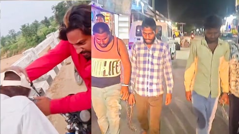 Chhattiisgarh News: राहगीरों को पीटकर ये चार बदमाश बनाते थे वीडियो, अब पुलिस ने गिरफ्तार कर निकाला जुलूस
