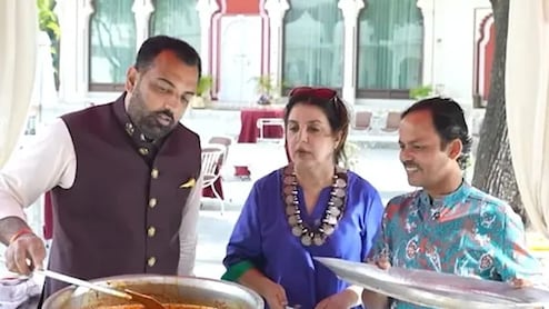 When Udaipur Royal Lakshayraj Mewar Taught Farah Khan And Dilip How To Cook The Perfect Laal Maas