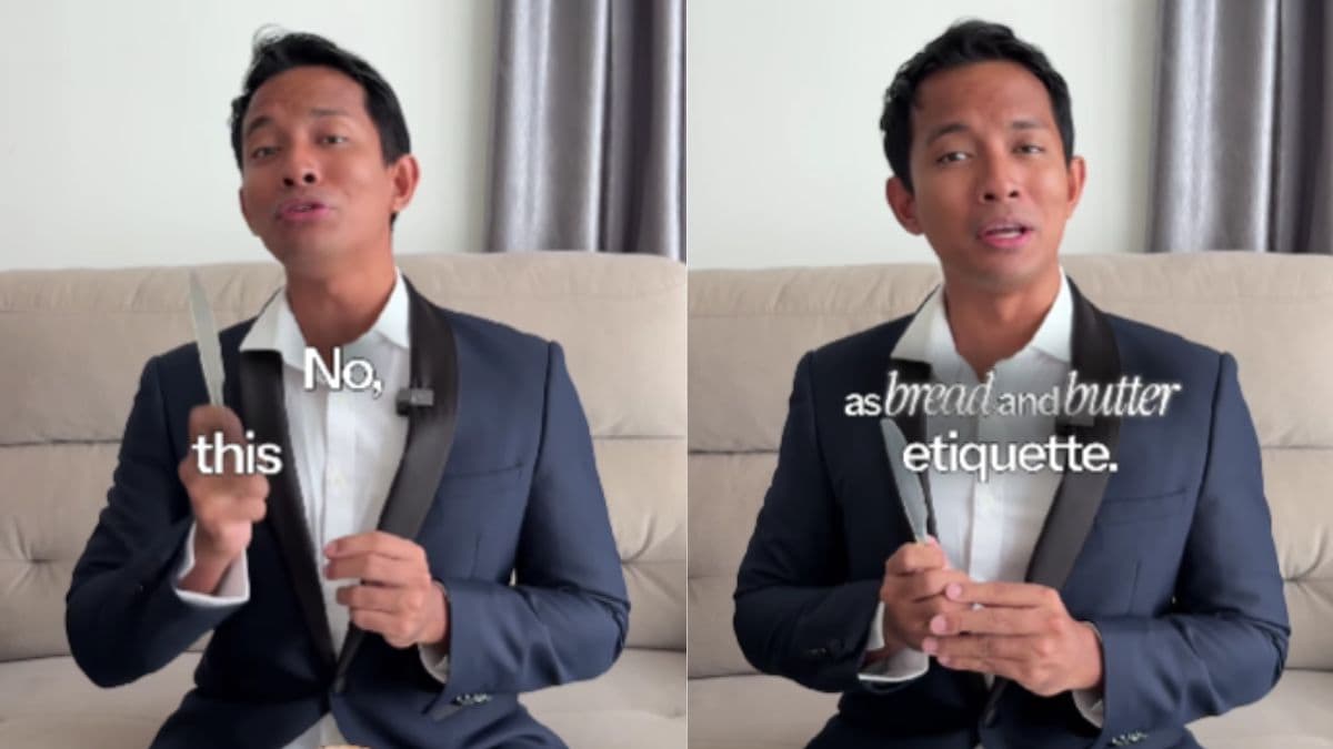 Comedian Mocks Etiquette Coach's Bread And Butter Rules In Viral Video