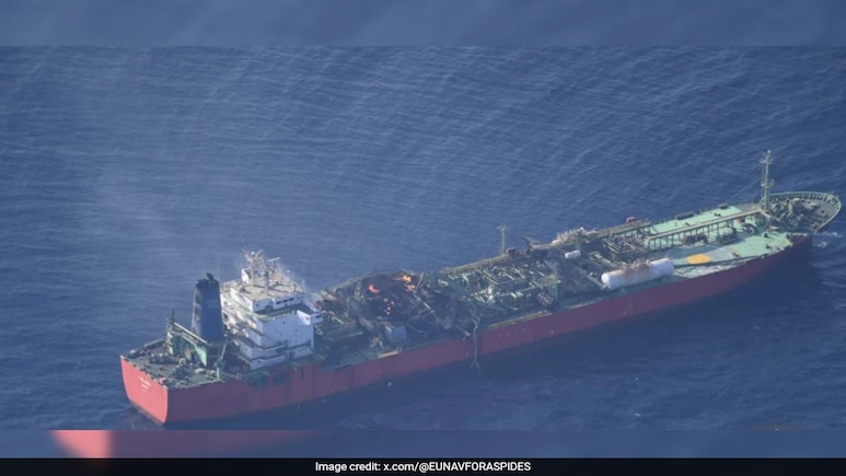 23 Indians Rescued After Explosion Aboard LPG Tanker Off Yemen Coast 23 Indians Rescued After Explosion Aboard LPG Tanker Off Yemen Coast