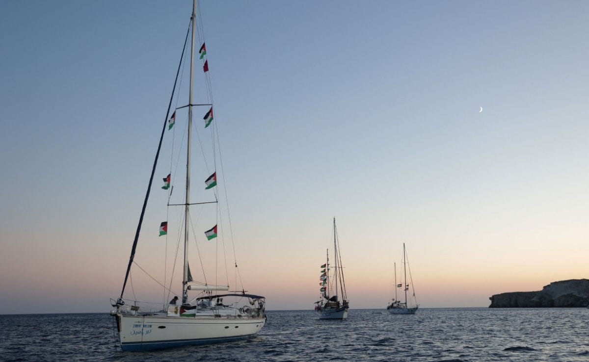 Gaza Aid Flotilla Presses Journey, Accuses Israel Of 'Intimidation'