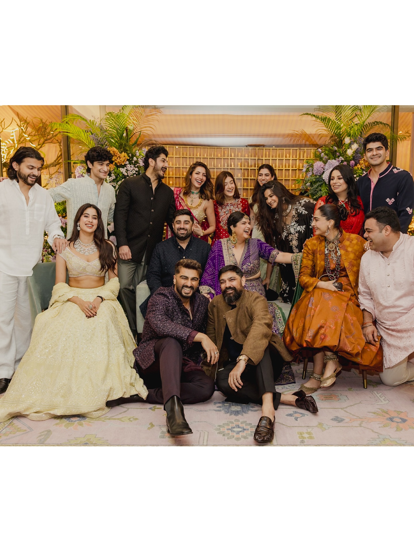 Keeping Up With The Kapoors: Arjun, Janhvi And Sonam's Fam-Jam Pics From Sister Anshula's Engagement