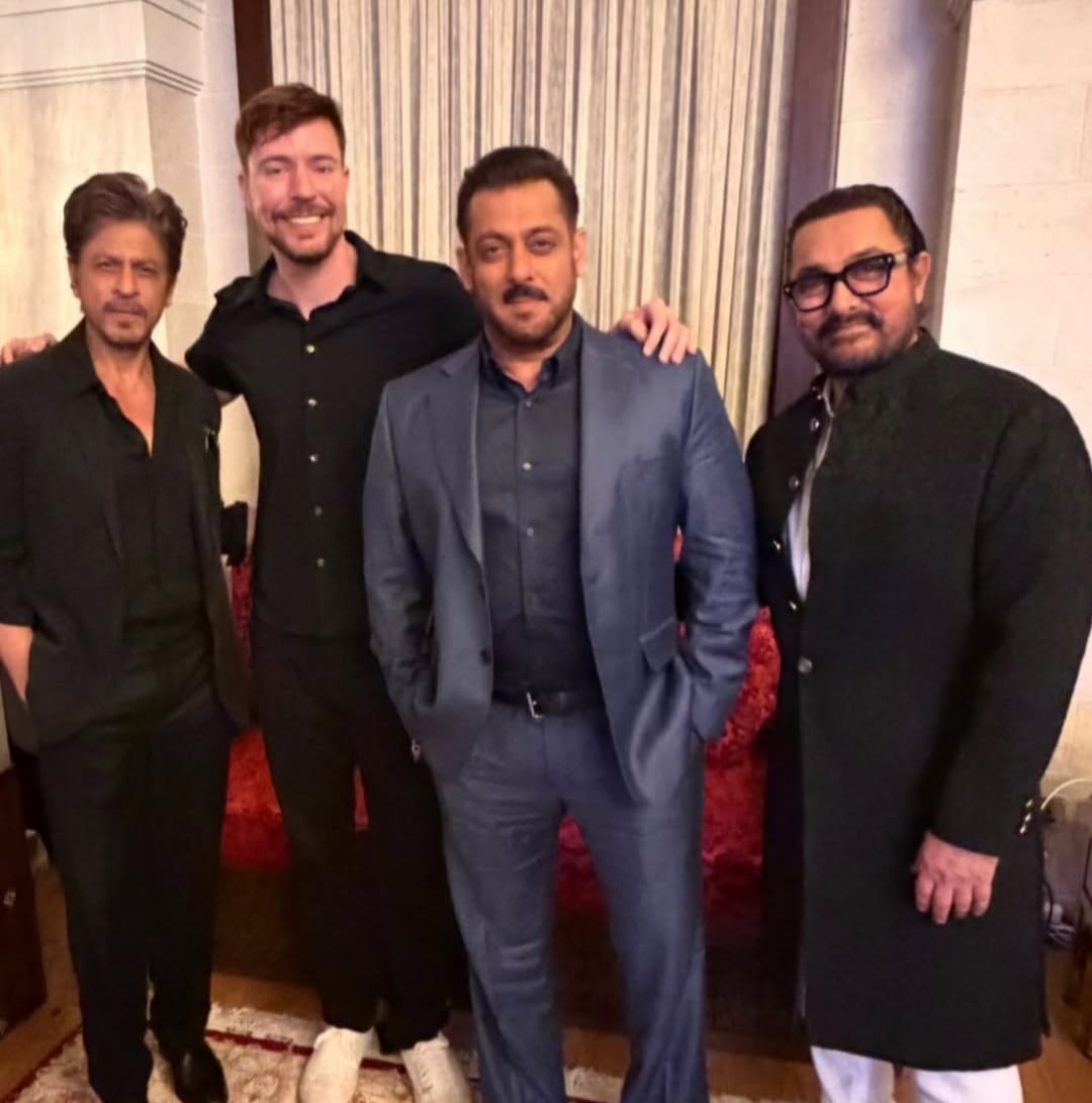 Shah Rukh, Salman And Aamir Khan In Photo Of The Day From Saudi, Courtesy MrBeast