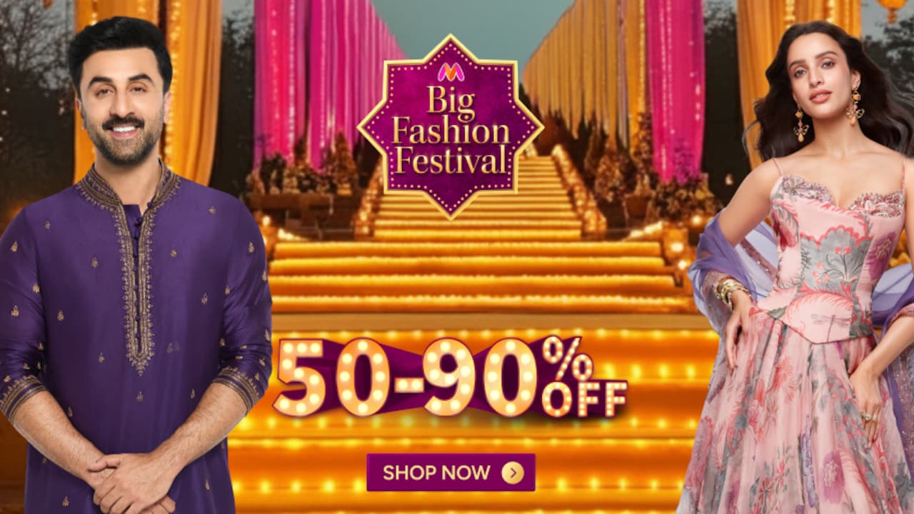 Myntra's Big Fashion Festival features daily Brand of the Day discounts. 
