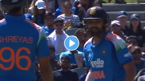 Video : मला बोलू नको..1 धावेसाठी श्रेयस अय्यर अन् रोहित शर्मात जुंपली, ऑस्ट्रेलियाच्या खेळाडूंची मज्जाच झाली!