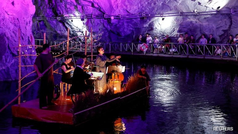 Built During Cold War, Taiwan Wartime Tunnel Now Echoes With Music Built During Cold War, Taiwan Wartime Tunnel Now Echoes With Music