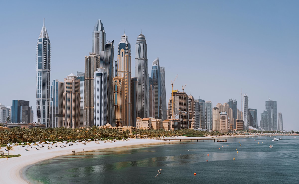 Dubais skyscrapers are famous around the world. Dubais skyscrapers are famous around the world.