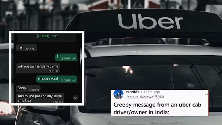 Uber ड्रायव्हरने तरुणीला कॉलेजला सोडलं,पण नंतर घडला विचित्र प्रकार, मुलीनं WhatsApp चे स्क्रीनशॉट केले व्हायरल