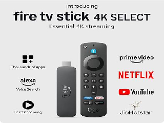 Amazon की नई Fire TV Stick 4K Select लॉन्च, HDR10+, वॉयस रिमोट का सपोर्ट, जानें कीमत