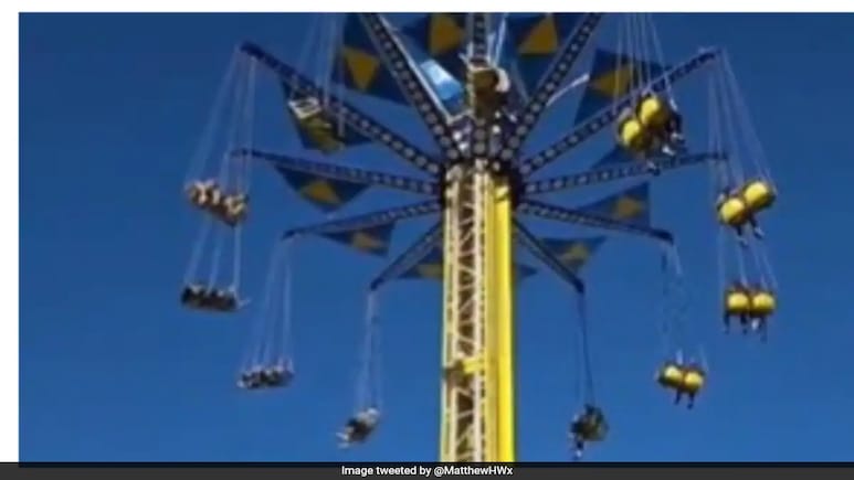 Riders Left Dangling 100 Feet In The Air After Ride Malfunctions In North Carolina Riders Left Dangling 100 Feet In The Air After Ride Malfunctions In North Carolina