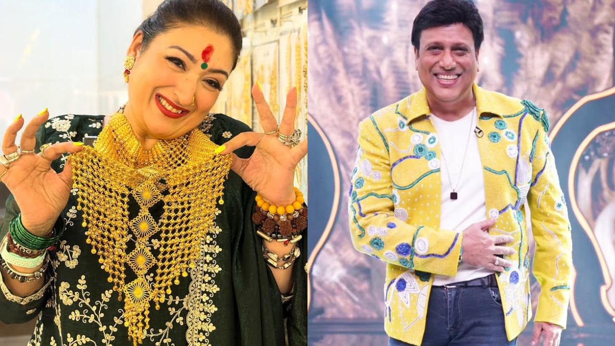 Sunita Ahuja Flaunts Gold Necklace From Govinda On Karwa Chauth: "<i>Sona Kitna Sona Hai</i>"