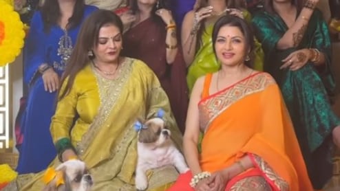 करवाचौथ पर भाग्यश्री ने शेयर किया डांस वीडियो, बिजुरिया गाने पर सहेलियों के साथ थिरकती आईं नजर