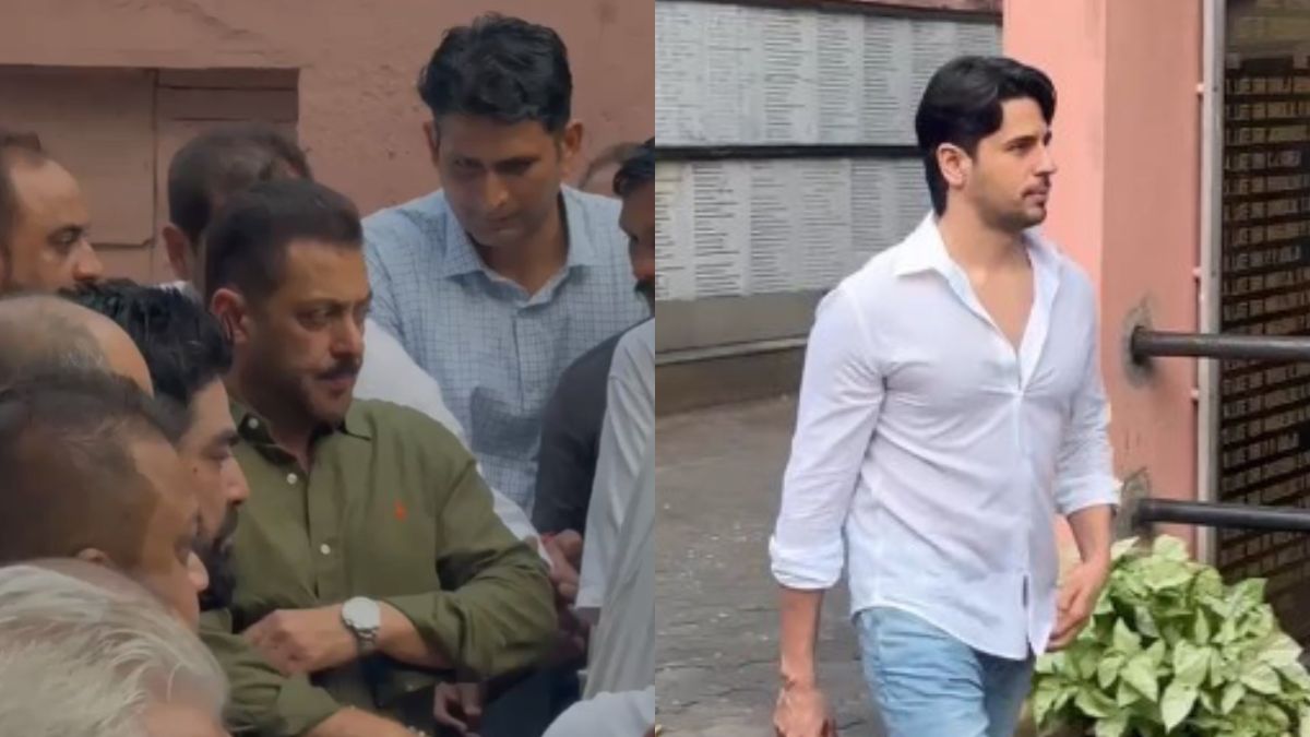 Pankaj Dheer Cremation: Salman Khan, Sidharth Malhotra And Others Arrive To Pay Last Respects