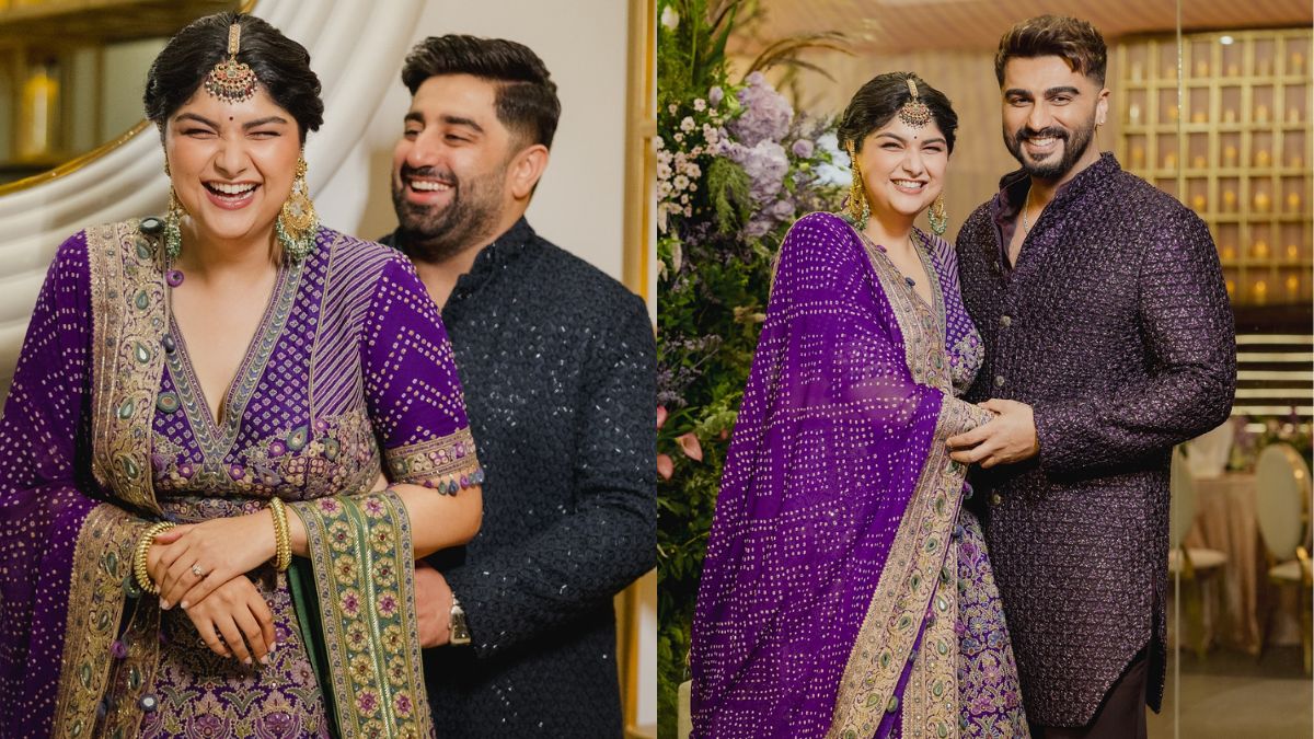 Keeping Up With The Kapoors: Arjun, Janhvi And Sonam's Fam-Jam Pics From Sister Anshula's Engagement