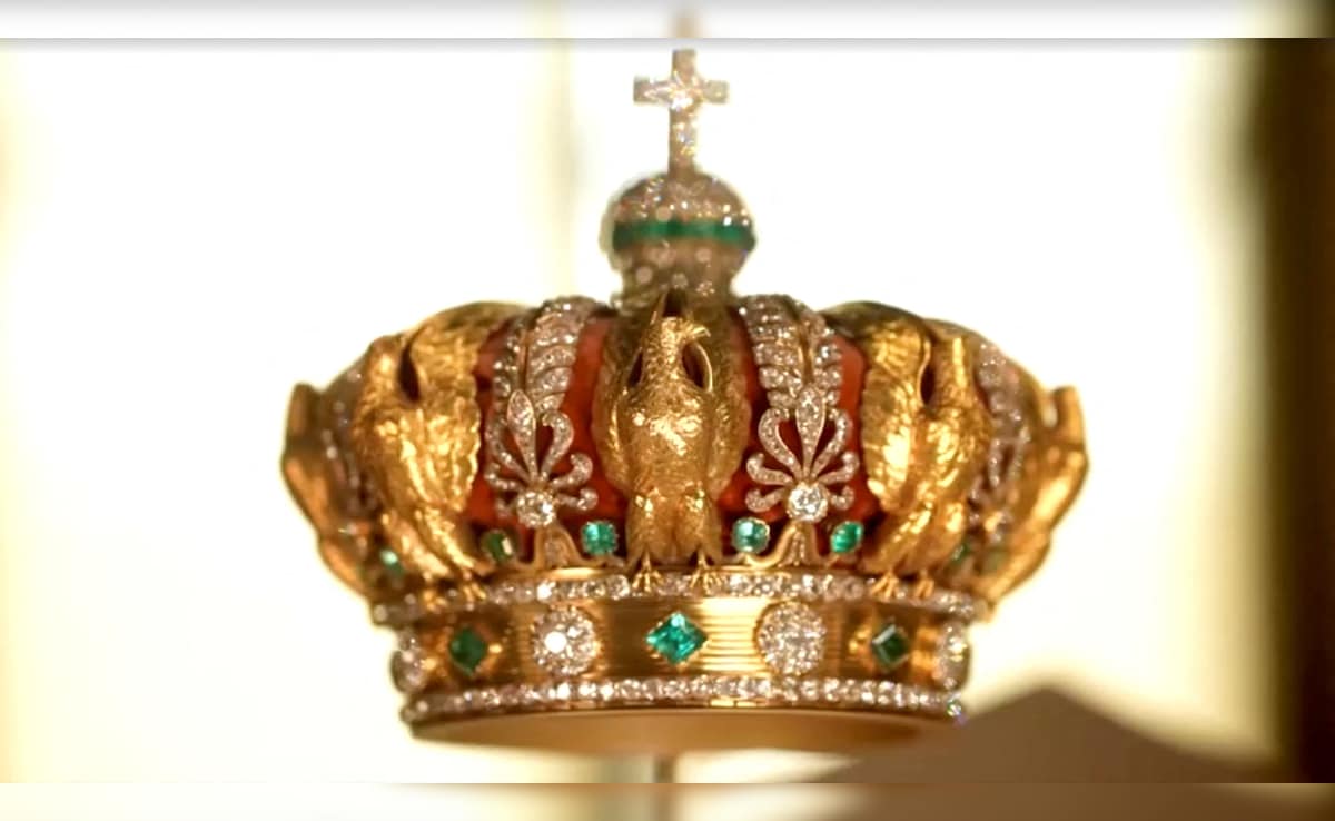 A crown worn by French Empress Eugenie A crown worn by French Empress Eugenie