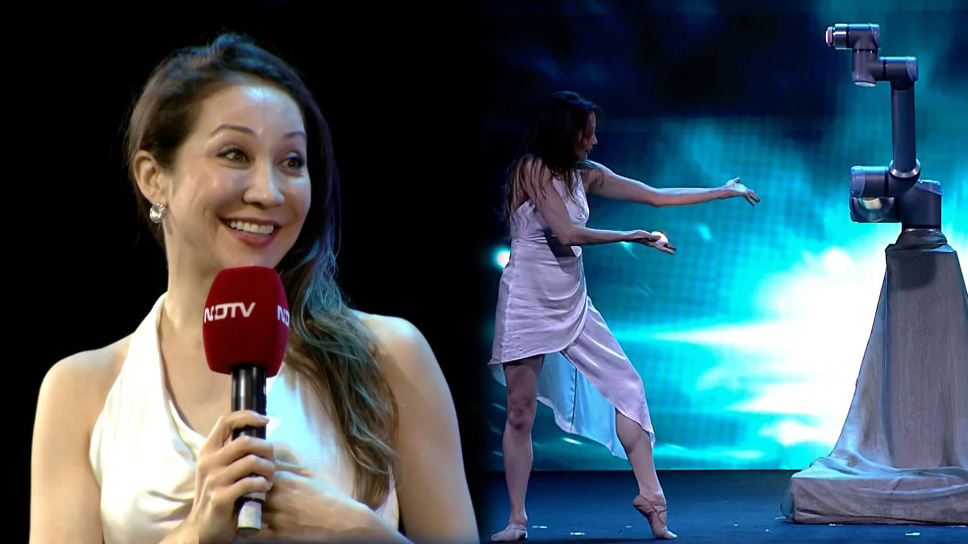 Video: 'Just Last Night': Moore On Her Robot Refusing To 'Behave' Hours Before NDTV World Summit 2025