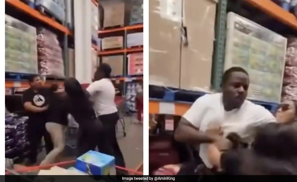 Video: Man Punches Fellow Shopper After Fight Over Grocery Cart At New York Costco