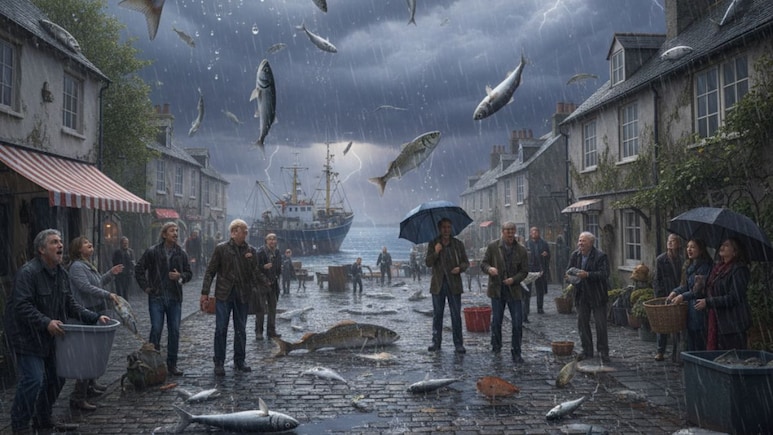 आसमान से पानी की जगह बरसती हैं मछलियां, जानें कैसे और कहां होती है ये अजीब चीज आसमान से पानी की जगह बरसती हैं मछलियां, जानें कैसे और कहां होती है ये अजीब चीज