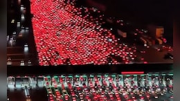 Video: Cars Stuck For Miles As China Highway Sees Massive Jam